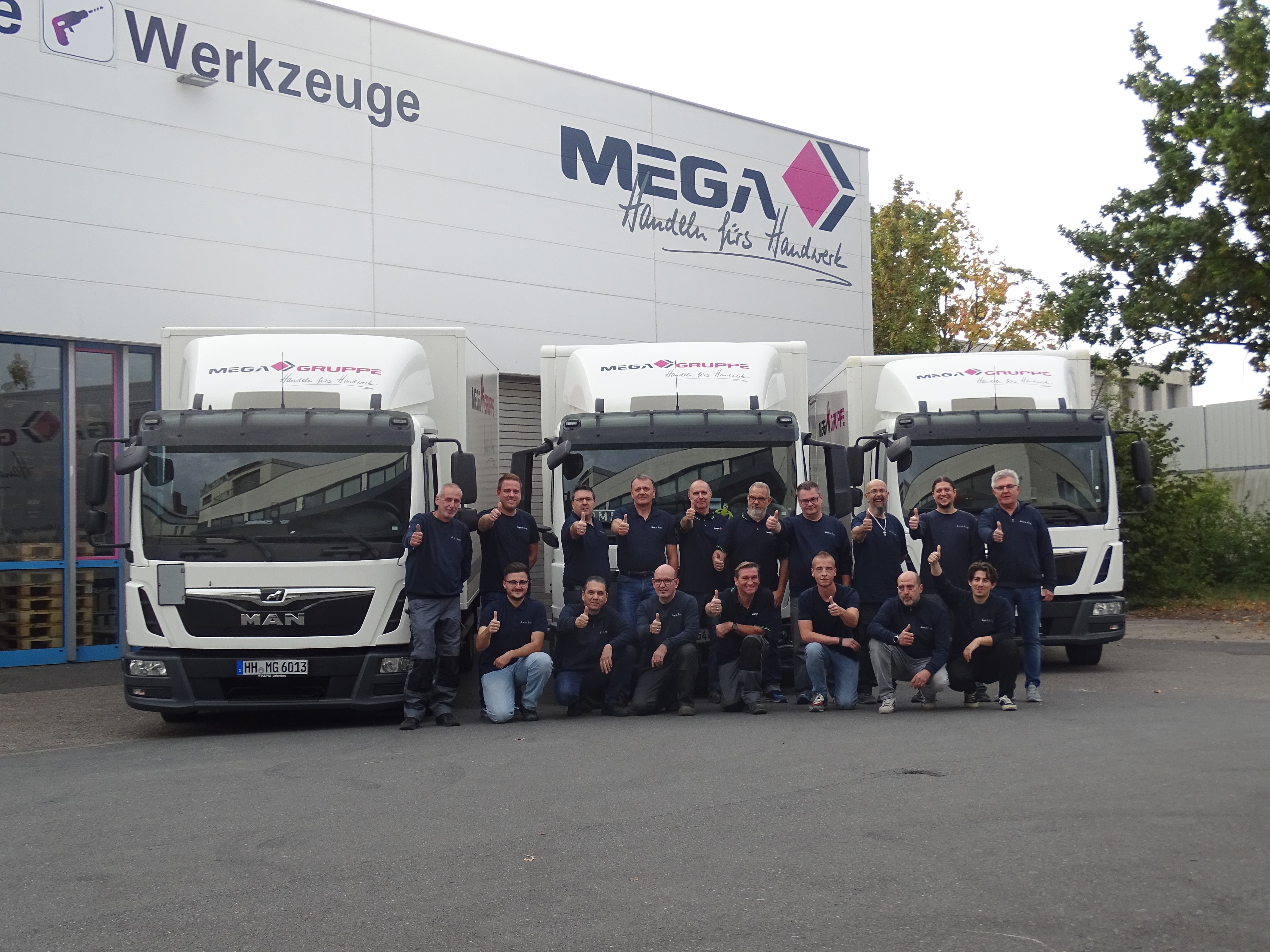 Team MEGA eG Nürnberg, Großhandel für Maler, Bodenleger und Stuckateure