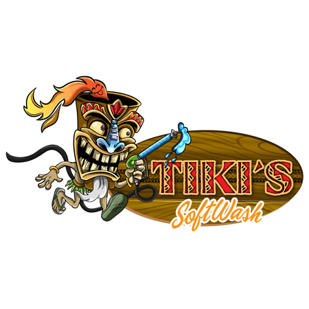 Tiki's SoftWash Logo