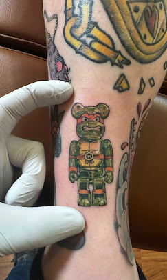 Branded Bear Tattoo Image