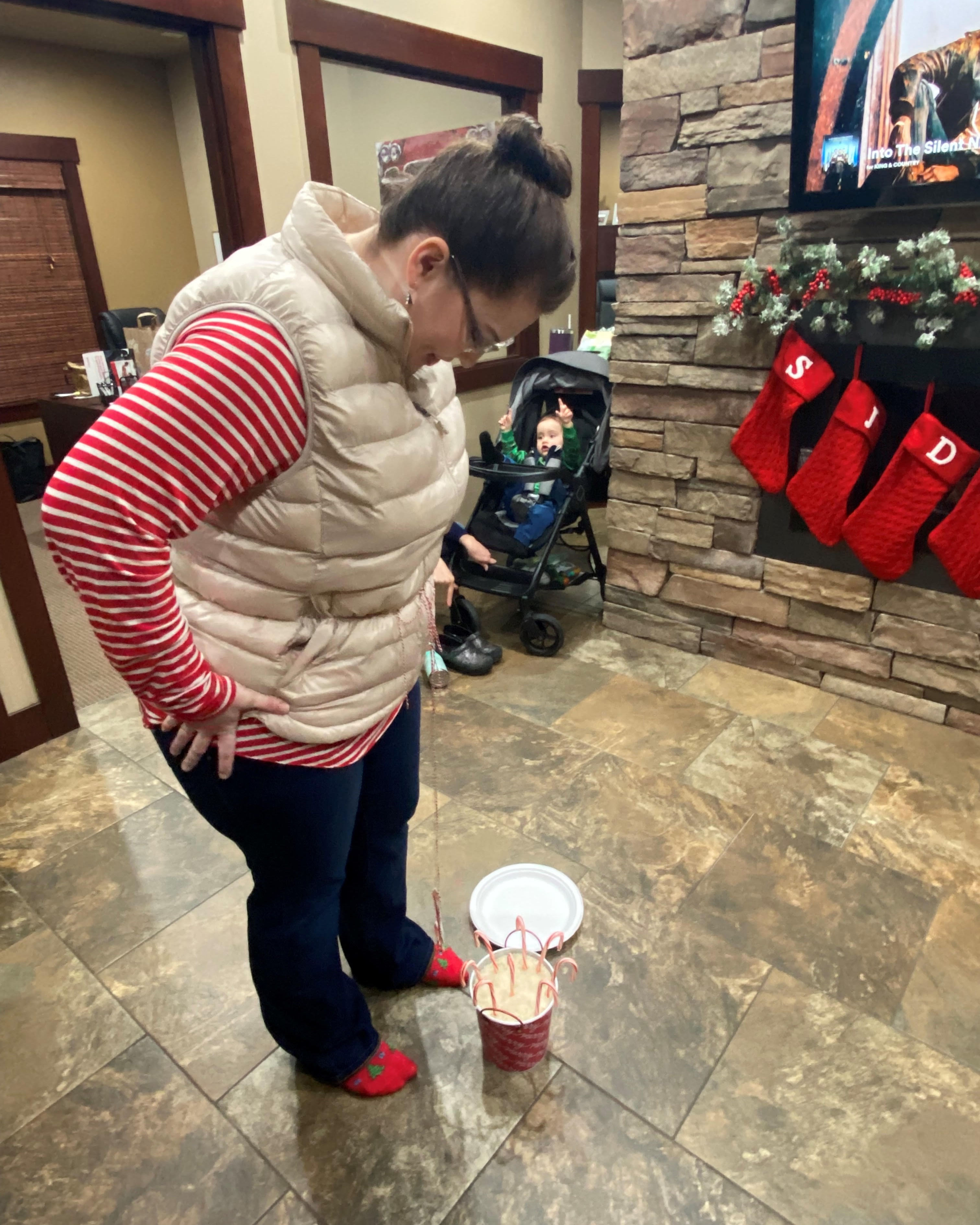 A flashback to last year's Holiday party!