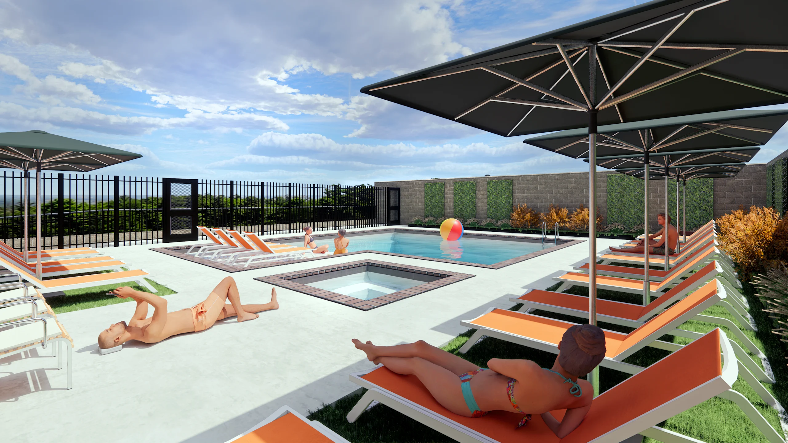 Poolside Lounge Chairs