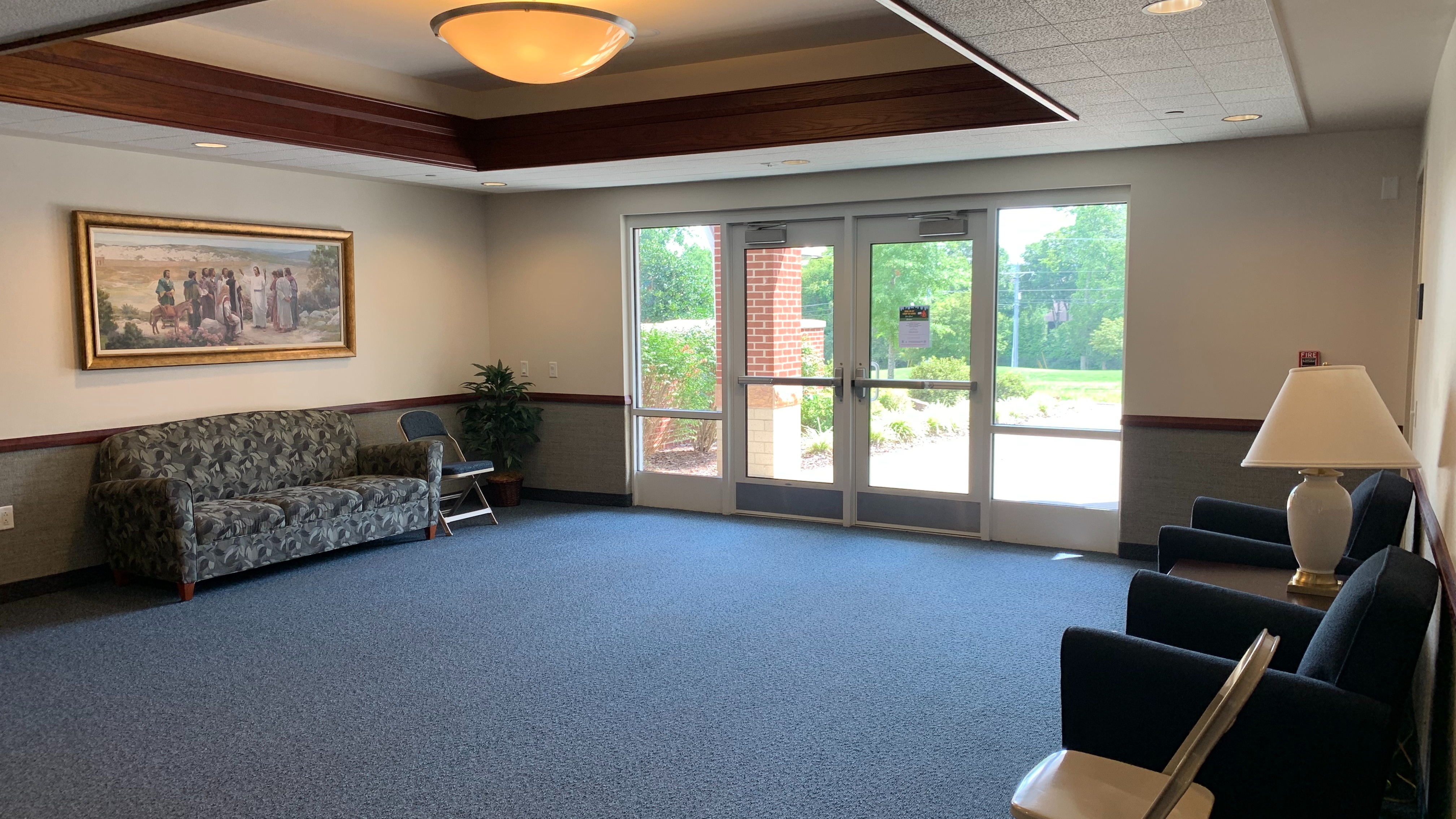 This is the lobby of the church.