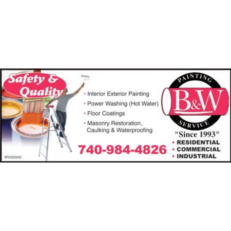 B&W Painting Service Logo