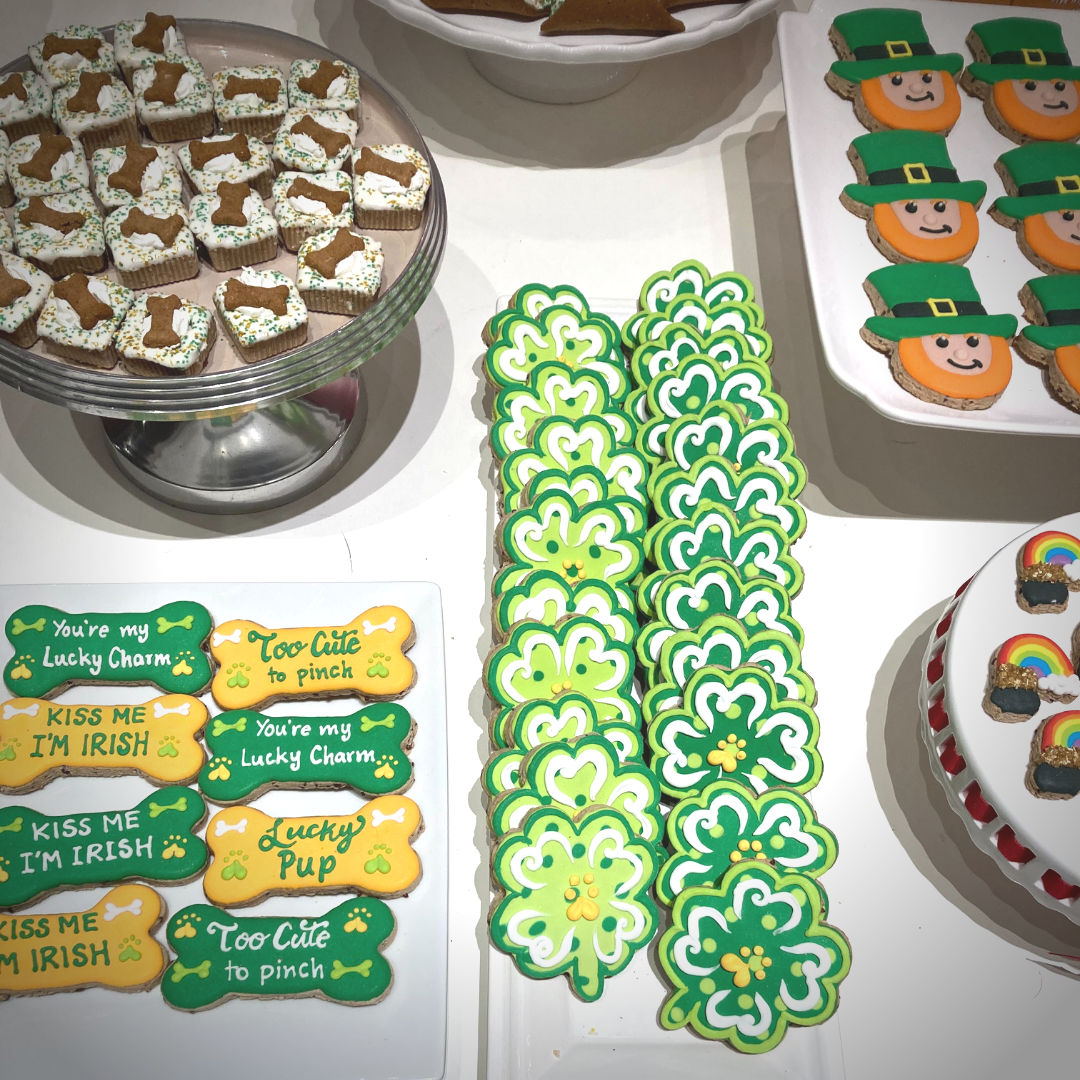 St. Patrick's Day Baked Dog Treats Available In Store! - Woof Gang