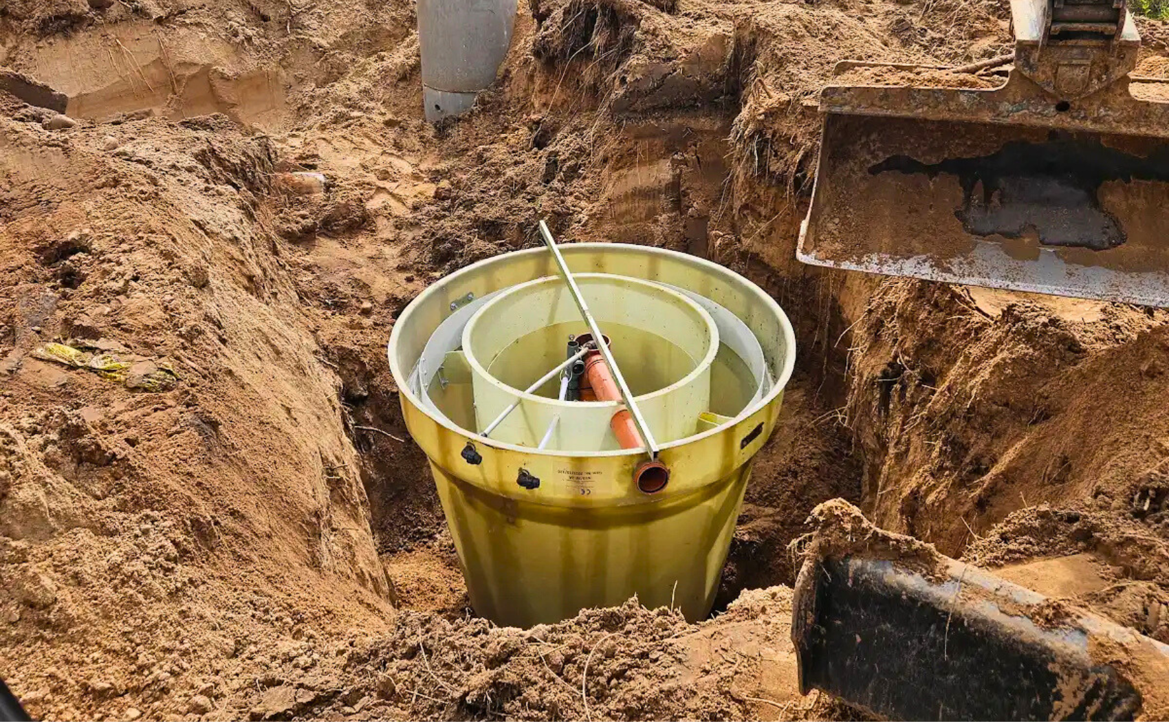 Nuotekų valymo įrenginio įrengimas