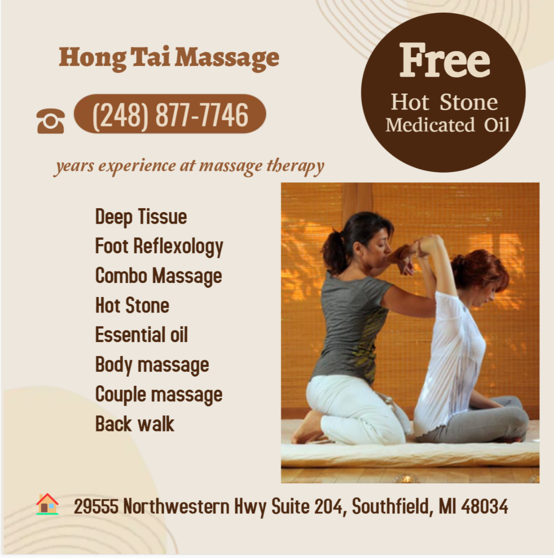 Swedish Massage is a type of massage therapy that uses long, smooth strokes to help relax the body. It is a popular choice for those who are looking for a relaxing massage. There are four main types of a Swedish massage.
