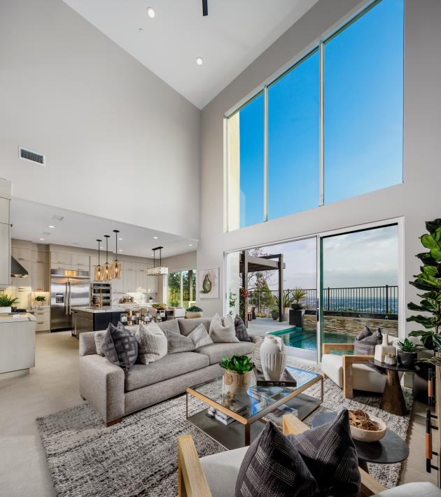 Open-concept floorplan