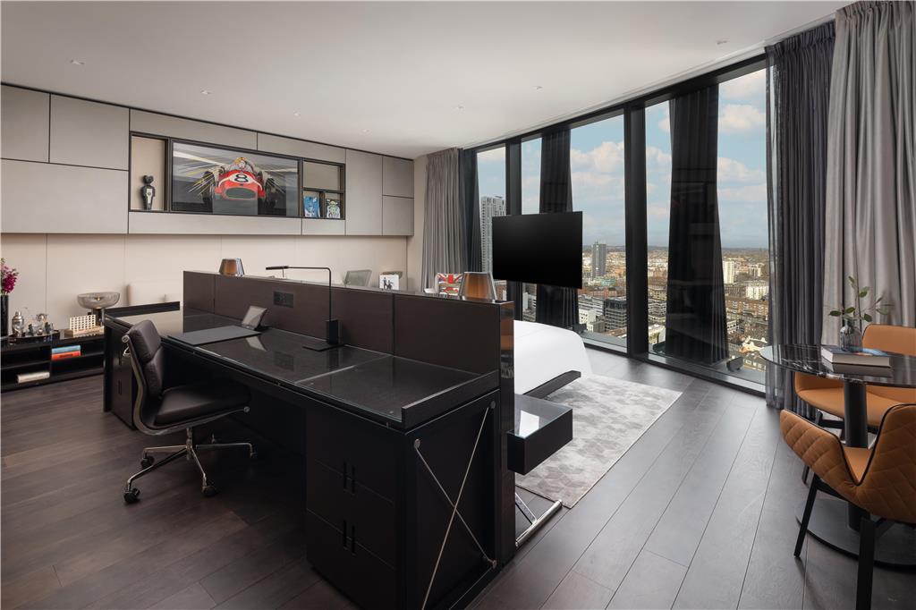 Suite bedroom wide view