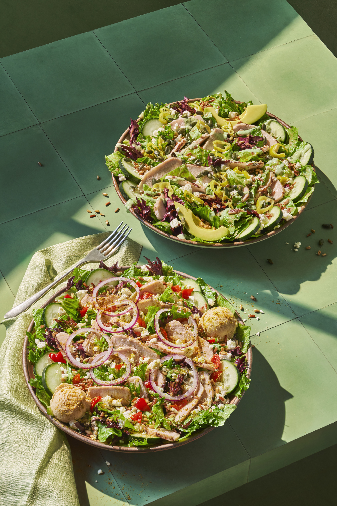 Mediterranean Chicken Grains with Greens & Balsamic Bliss Chicken Greens with Grains