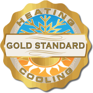 Gold Standard Heating and Cooling Logo