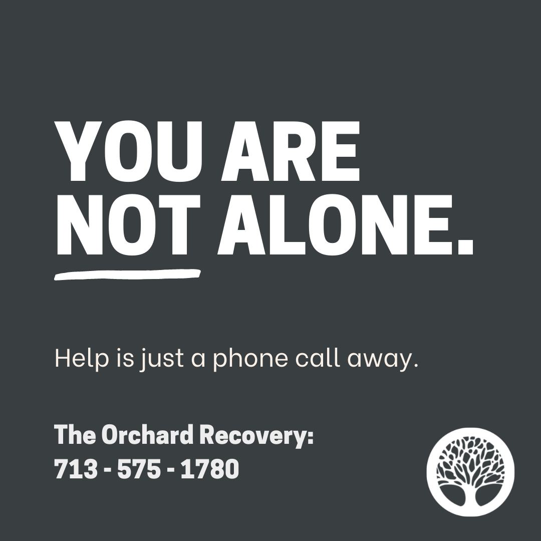 You are not alone Orchard Recovery