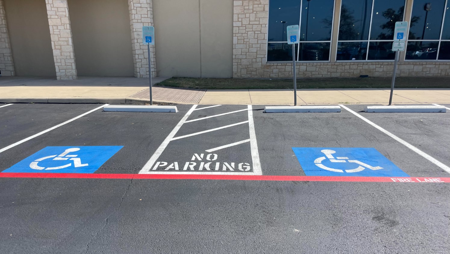 Image of ADA Parking Compliance by G-FORCE San Antonio TX