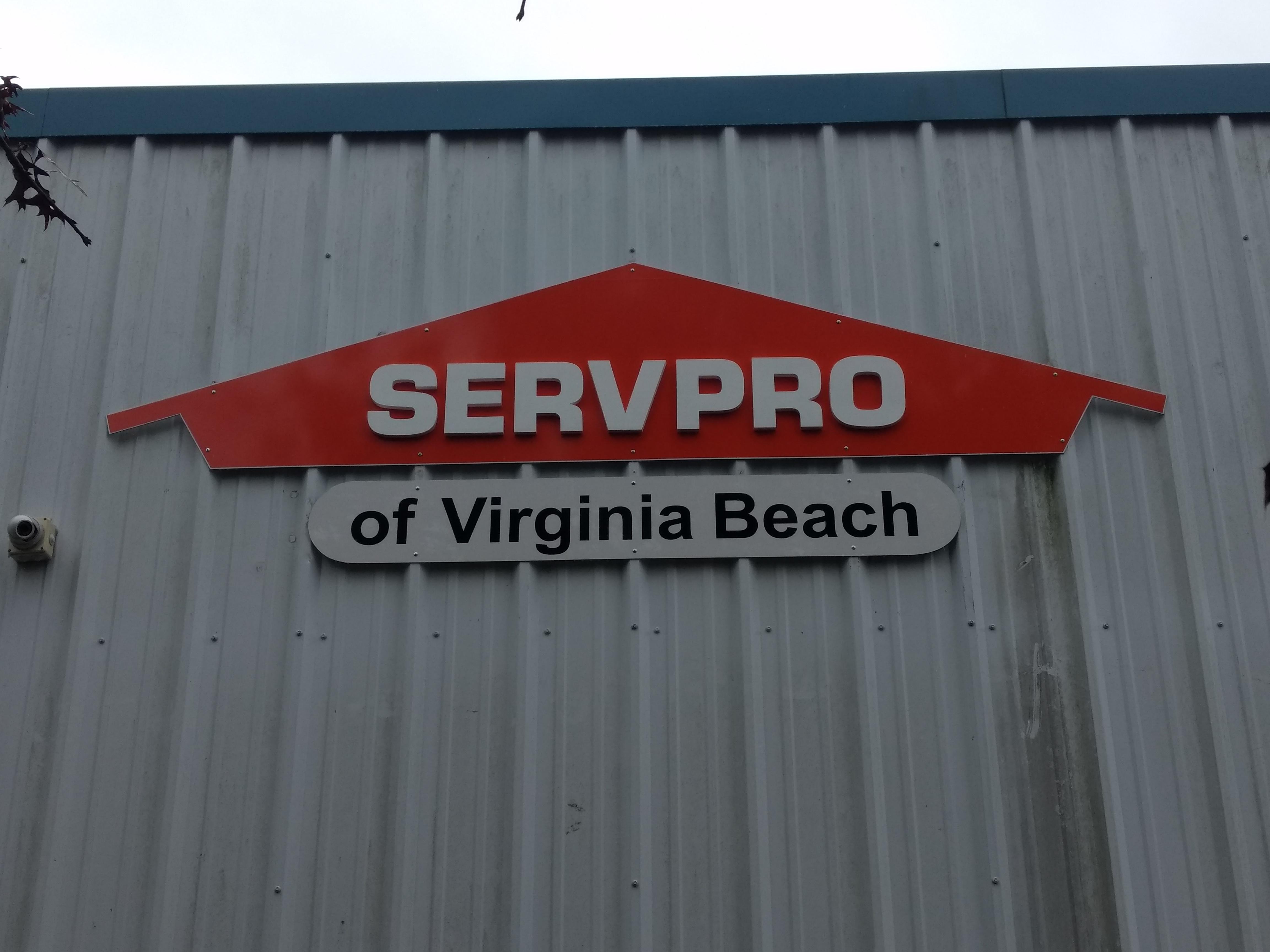 SERVPRO building sign