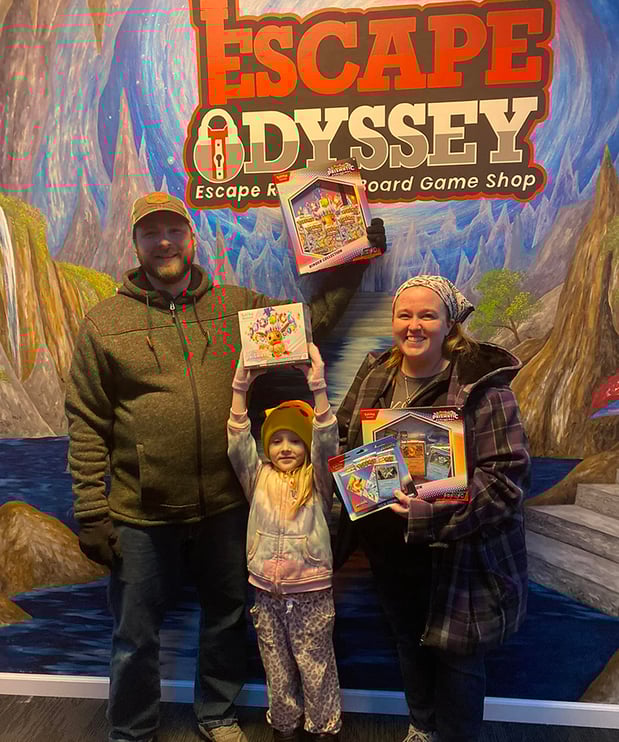 Images Escape Odyssey: Escape Rooms, Trading Cards, & Board Games