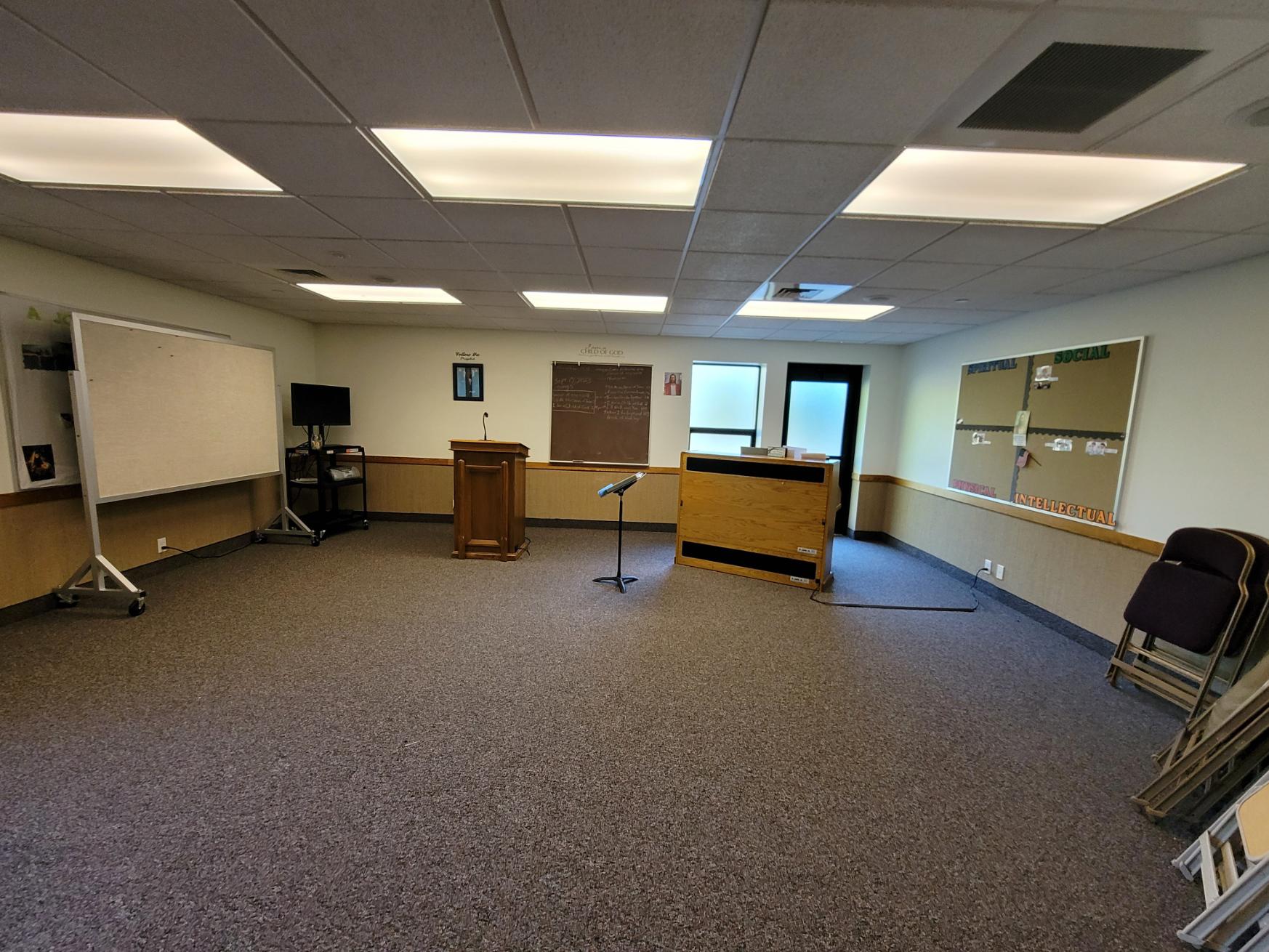 Primary classroom, for children, at  The Church of Jesus Christ of Latter-day Saints