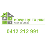 Nowhere to Hide Pest Control Logo