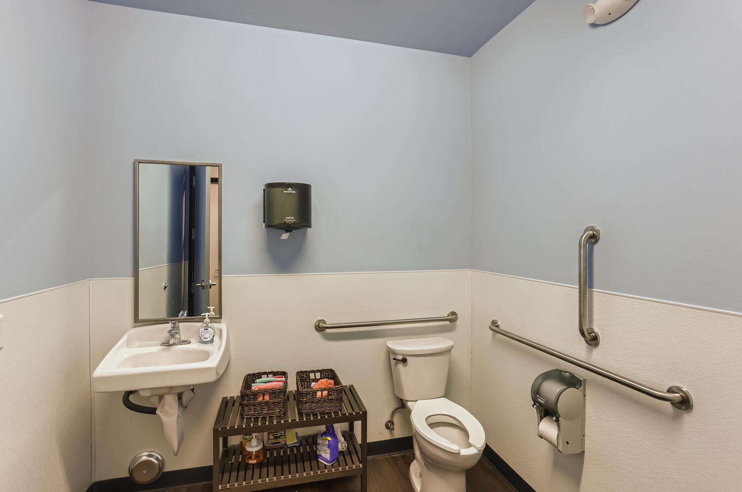 Clean and comfortable bathroom facilities.