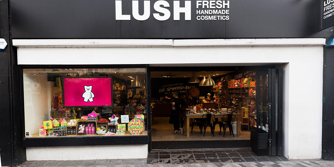 Kingston shop front Lush Cosmetics Kingston Kingston 020 8974 9929