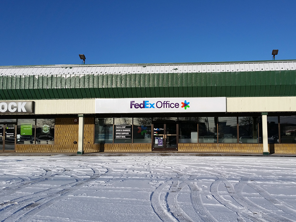 Exterior photo of FedEx Office location at 1060 Niagara Falls Blvd\t Print quickly and easily in the self-service area at the FedEx Office location 1060 Niagara Falls Blvd from email, USB, or the cloud\t FedEx Office Print & Go near 1060 Niagara Falls Blvd\t Shipping boxes and packing services available at FedEx Office 1060 Niagara Falls Blvd\t Get banners, signs, posters and prints at FedEx Office 1060 Niagara Falls Blvd\t Full service printing and packing at FedEx Office 1060 Niagara Falls Blvd\t Drop off FedEx packages near 1060 Niagara Falls Blvd\t FedEx shipping near 1060 Niagara Falls Blvd