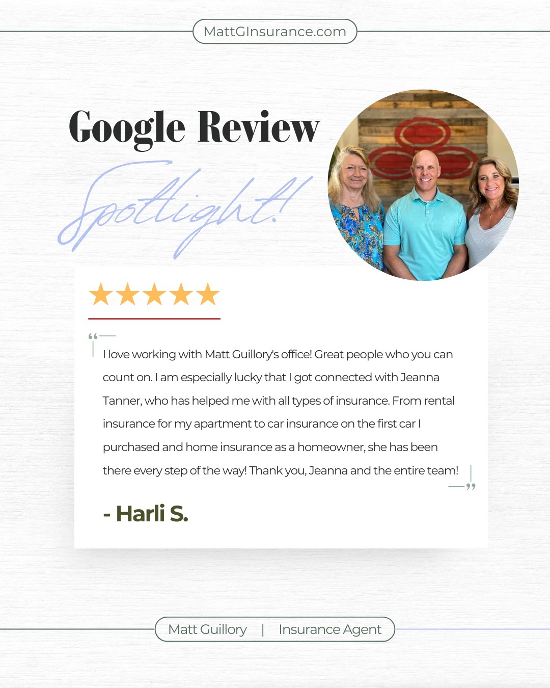 Thank you so much, Harli! We&rsquo;re lucky to have amazing people like Jeanna on our team&mdash;and even luckier to work with customers like you. It means a lot to hear you&rsquo;ve felt supported through every step, from apartment living to homeownership. We&rsquo;re available whenever you need us!