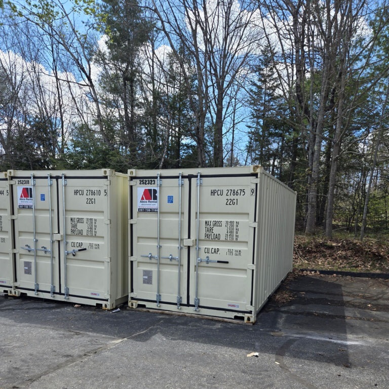 Abco Rental & Storage, Inc recently completed the pickup of a 20ft storage container rental from a h 