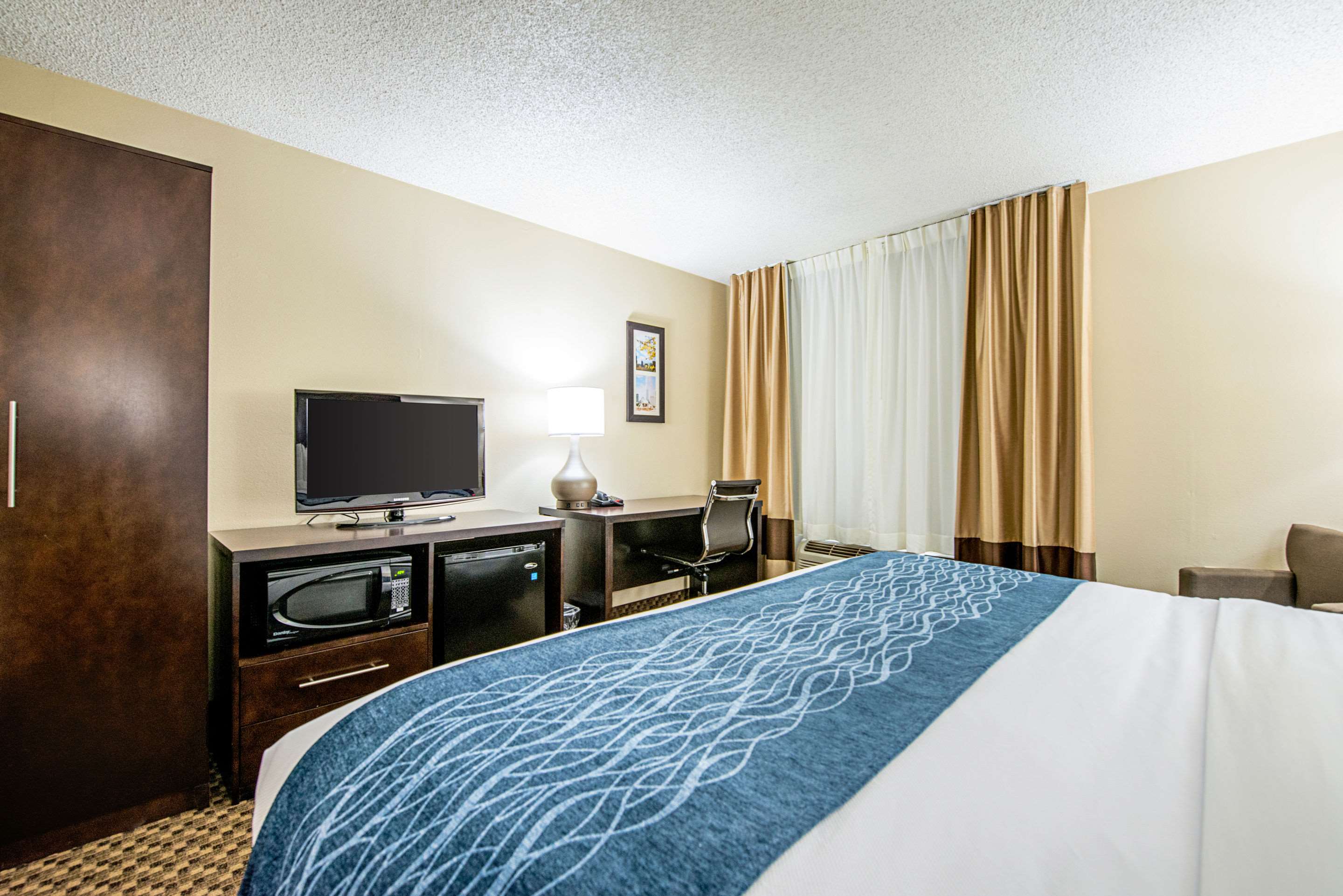 Spacious guest room