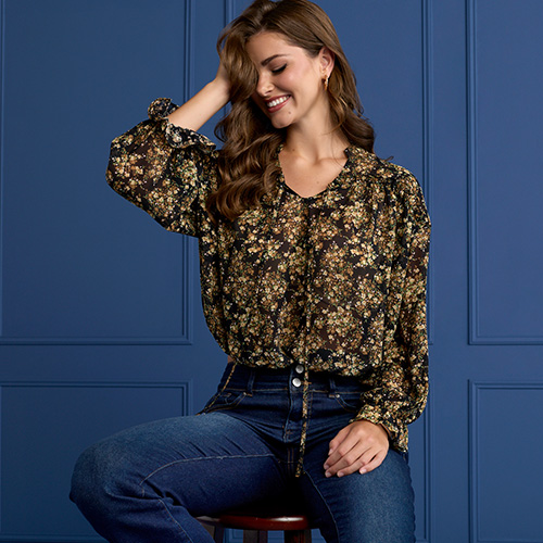 Find casual tops that show off serious style. 