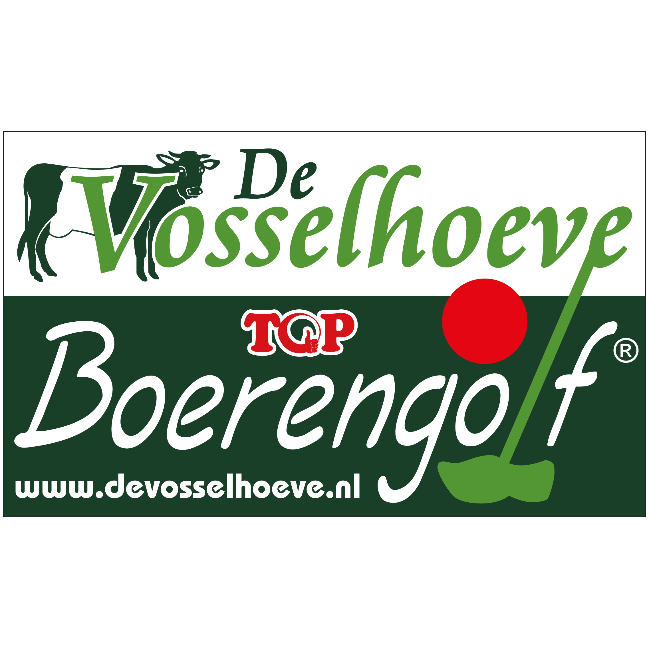 De Vosselhoeve TOP Boerengolf Logo