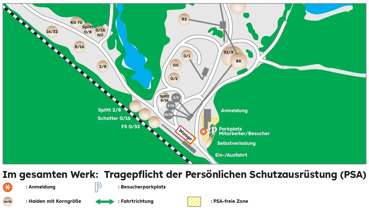 Heidelberg Materials Mineralik, Kutschenweg 1 in Rheinstetten