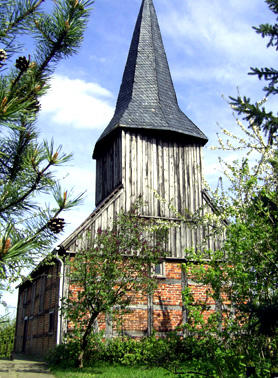 Kirche Rehfeld - Pfarrsprengel Breddin-Barenthin, Rehfelder Friedensstraße in Kyritz