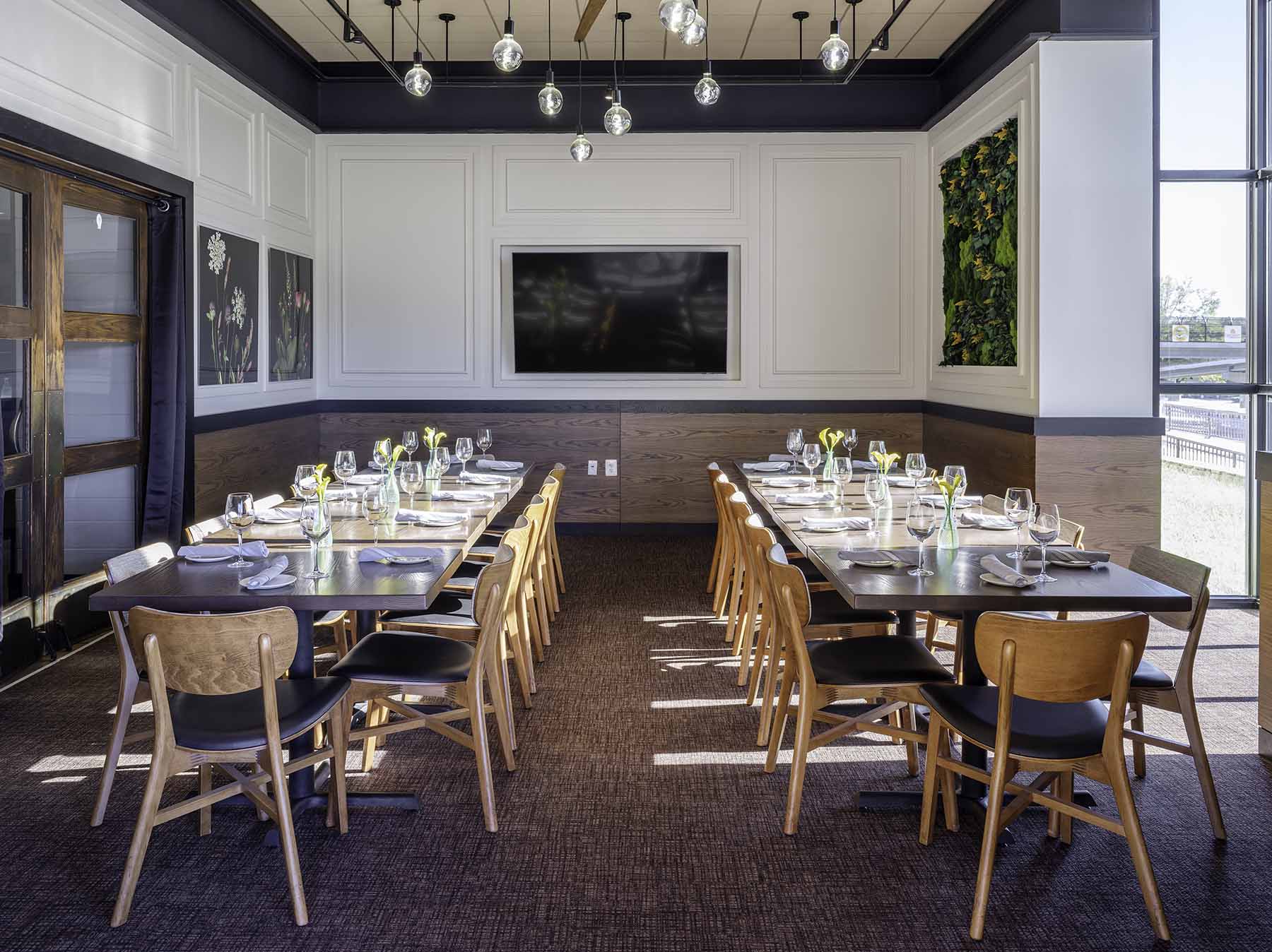 Private Dining Room at Burtons Grill & Bar in Charlottesville, VA 