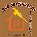 B&D Construction, LLC Logo
