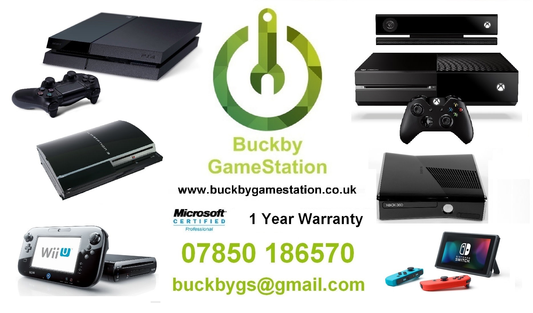 Buckby GameStation Northampton 07850 186570