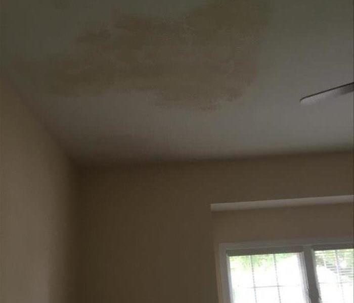 Can you see the water damaged ceiling? SERVPRO of Harrisonville / Belton / Raymore can help with ANY size water damage restoration you might need.