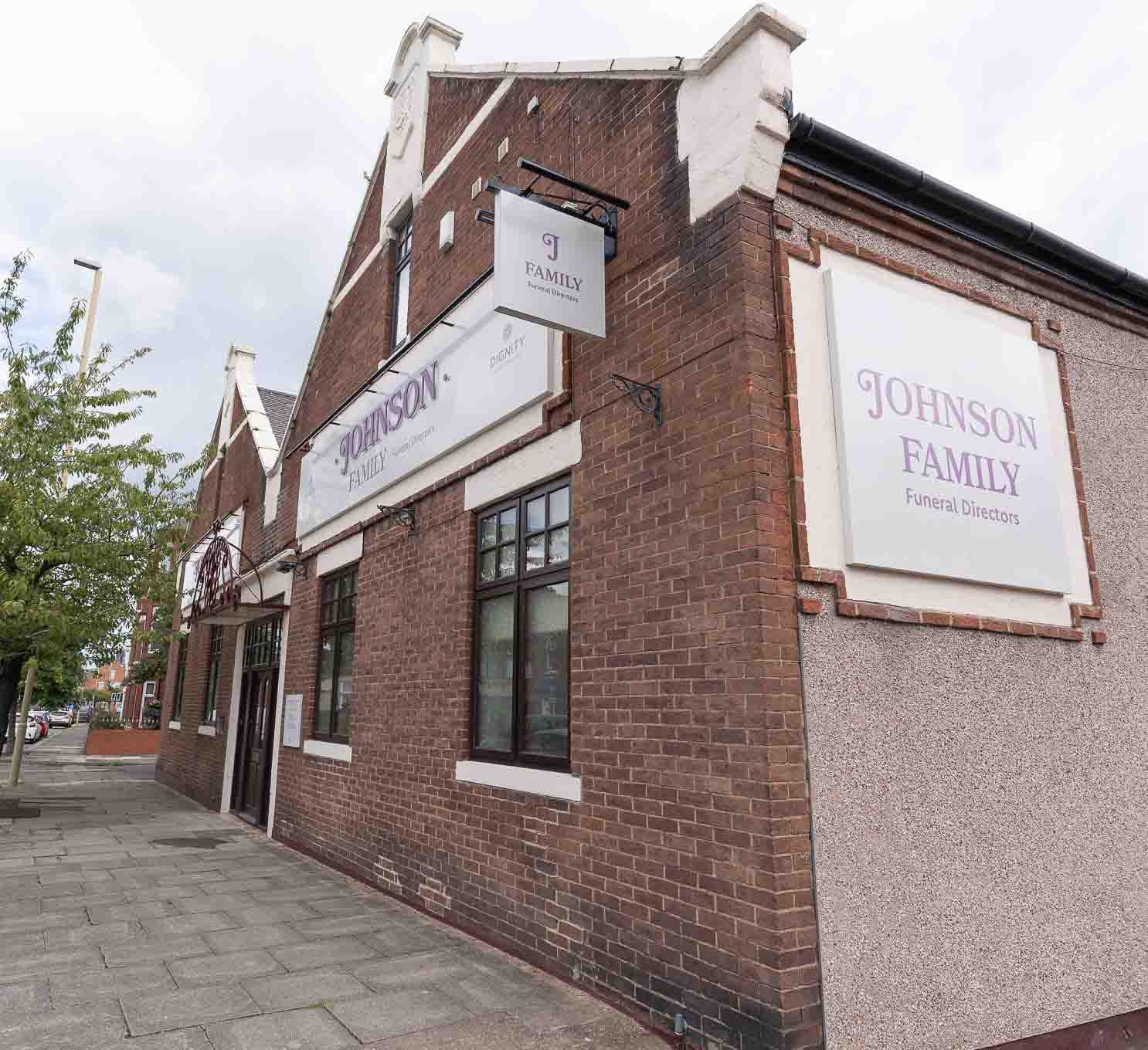 Johnson Family Funeral Home in Imeary South-Shields Johnson Family Funeral Directors South Shields 01914 551111