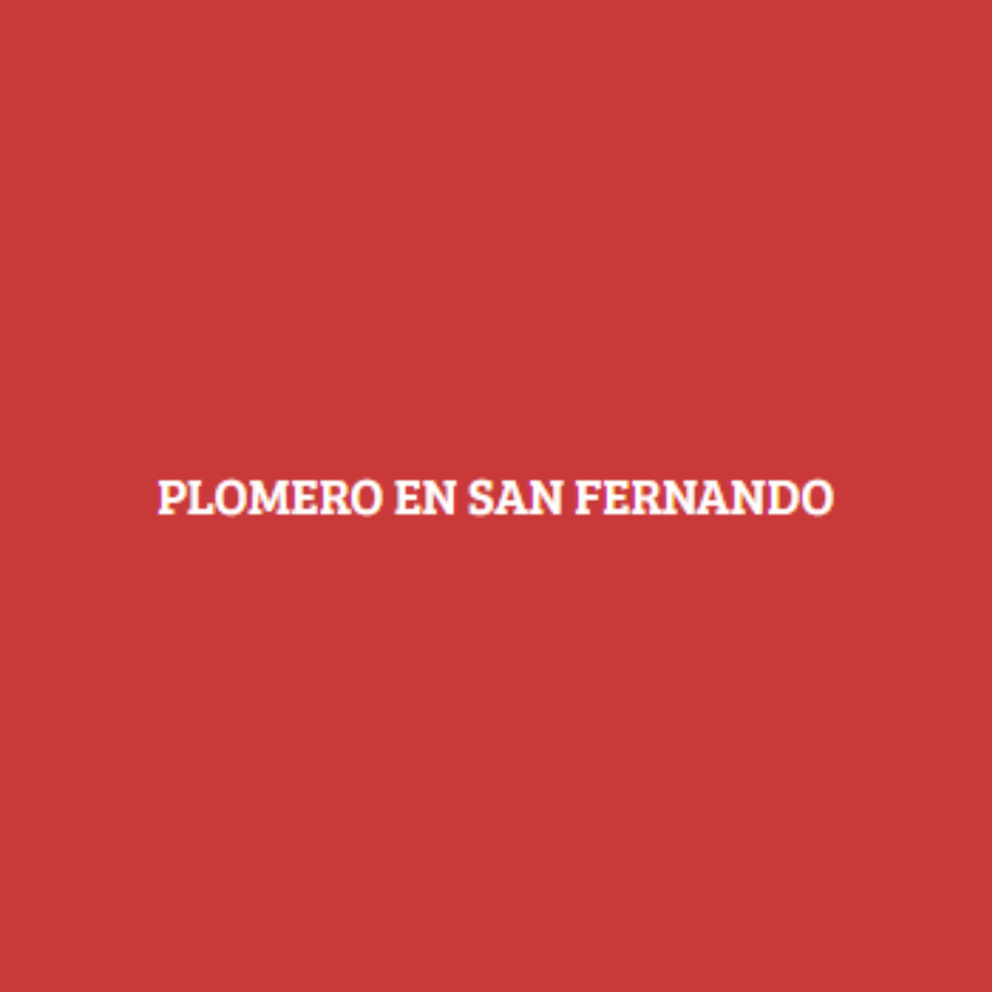 Plomero en San Fernando