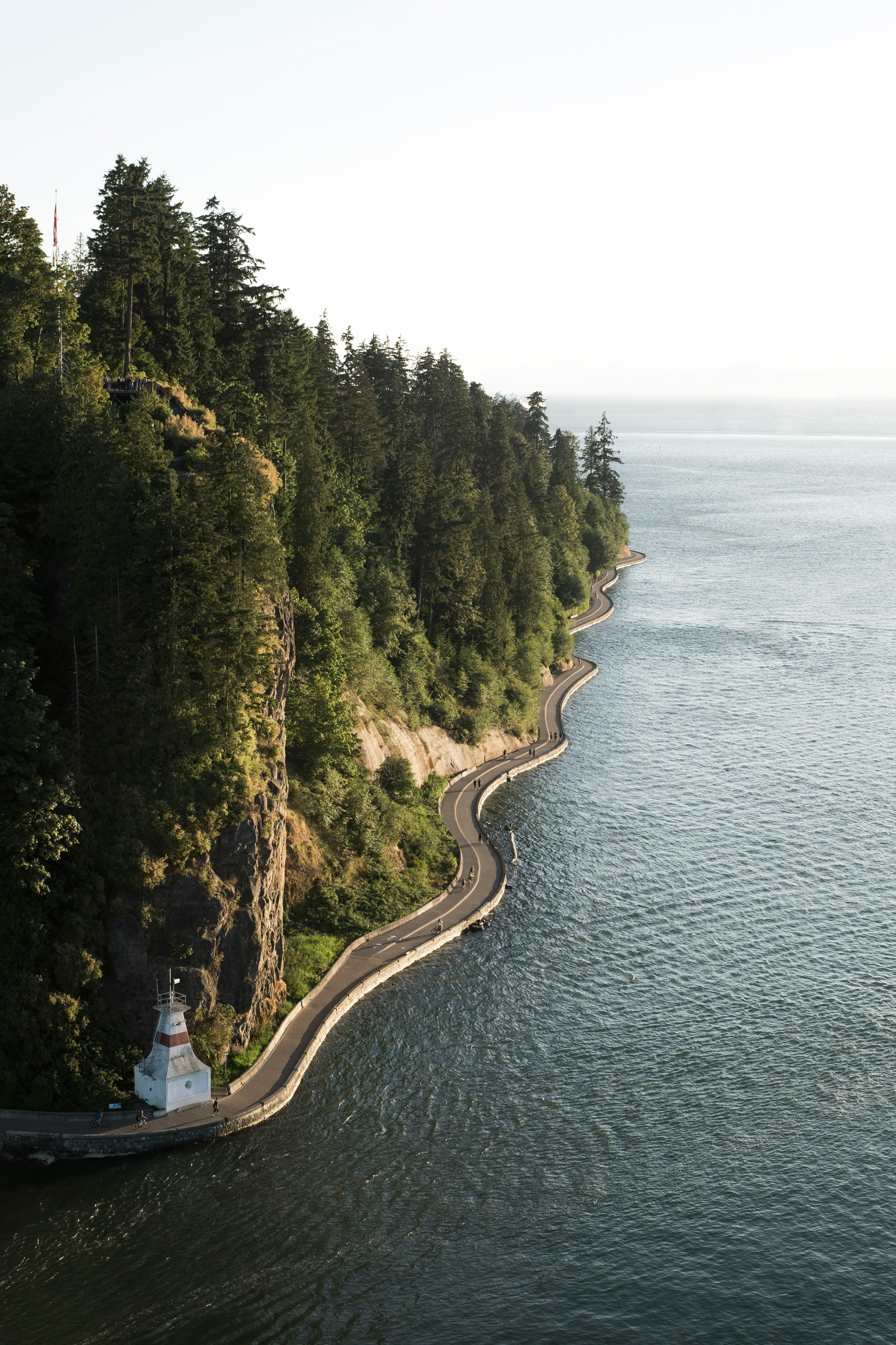 Vancouver's enduring Stanley Park seawall, symbolizing long-term planning and steady guidance through changing conditions
