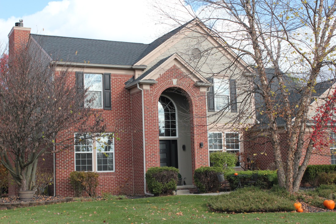 big house with new roof