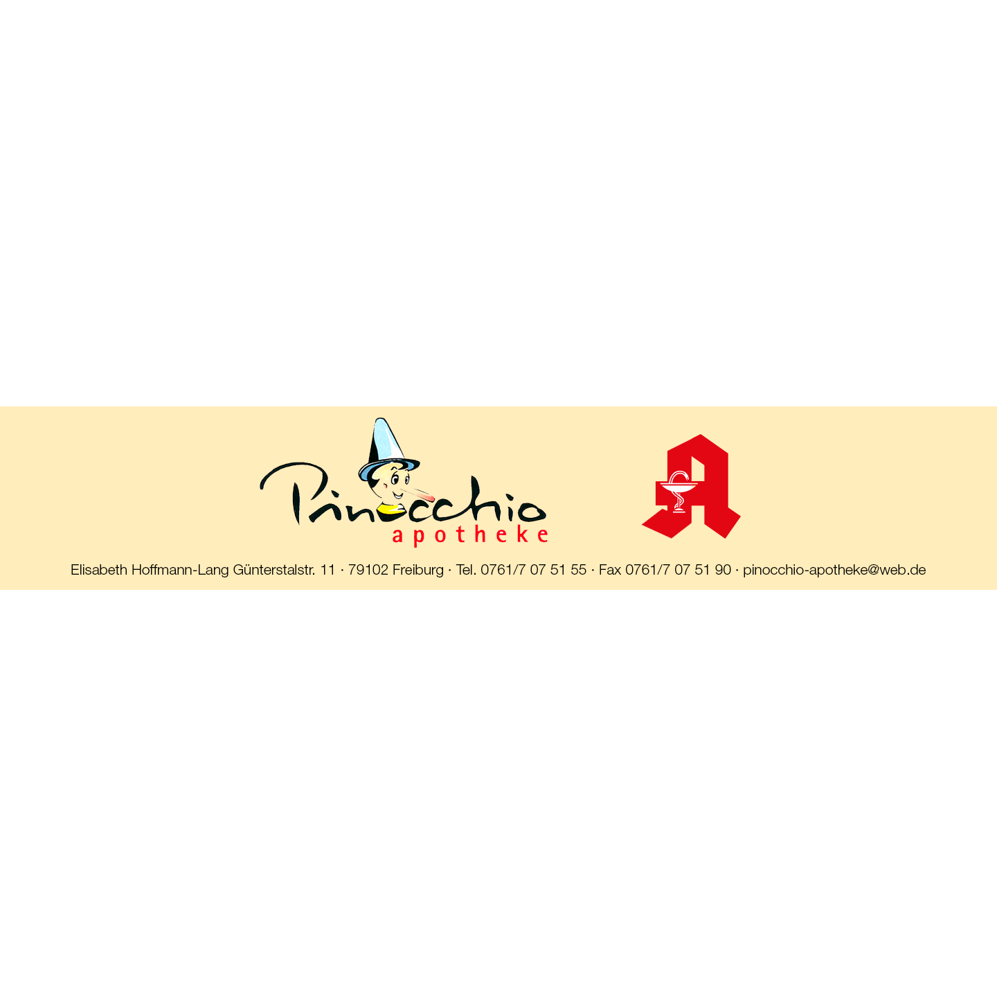 Pinocchio-Apotheke Logo