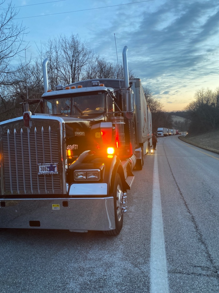 Broke down on exit ramp