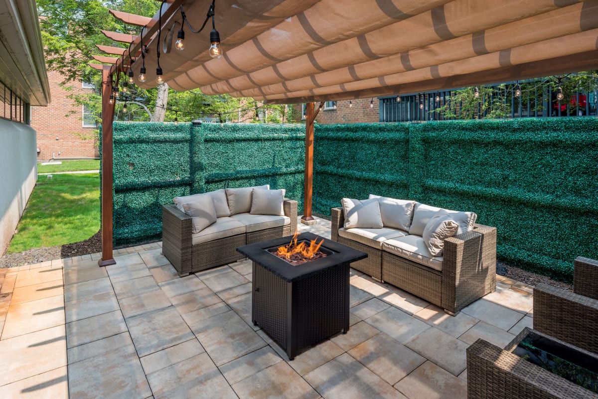 Patio with fire pit