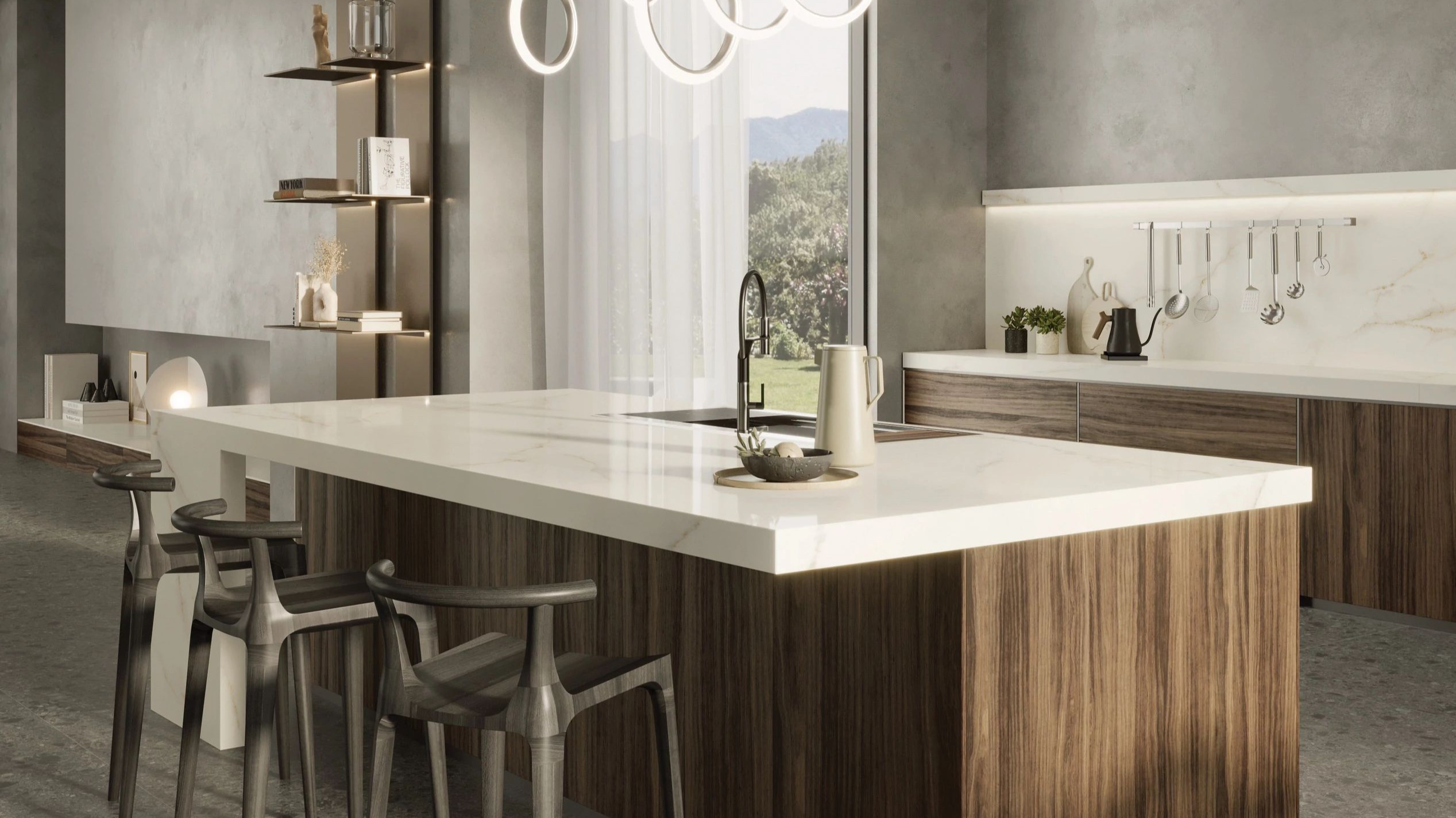 Calacatta Apuano Kitchen - counter space