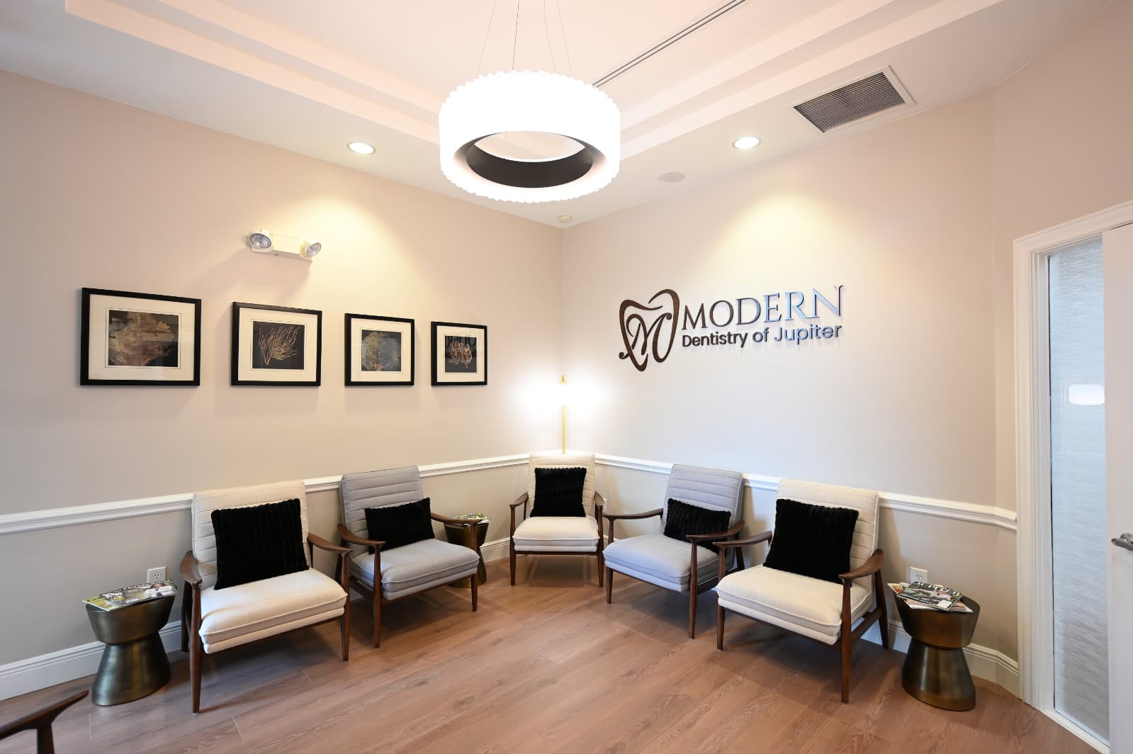 Modern Dentistry of Jupiter Office Lobby