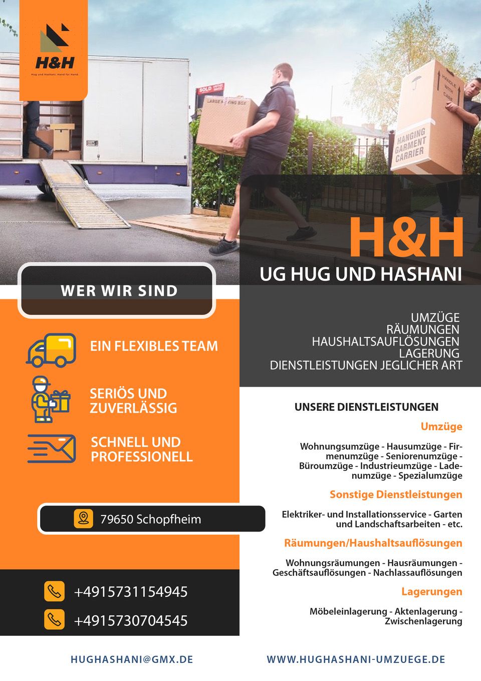 H&H Hug und Hashani in Schopfheim - Logo