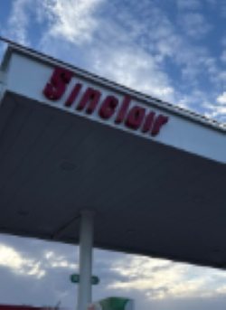 Sinclair Gas Station Fueling Island 
