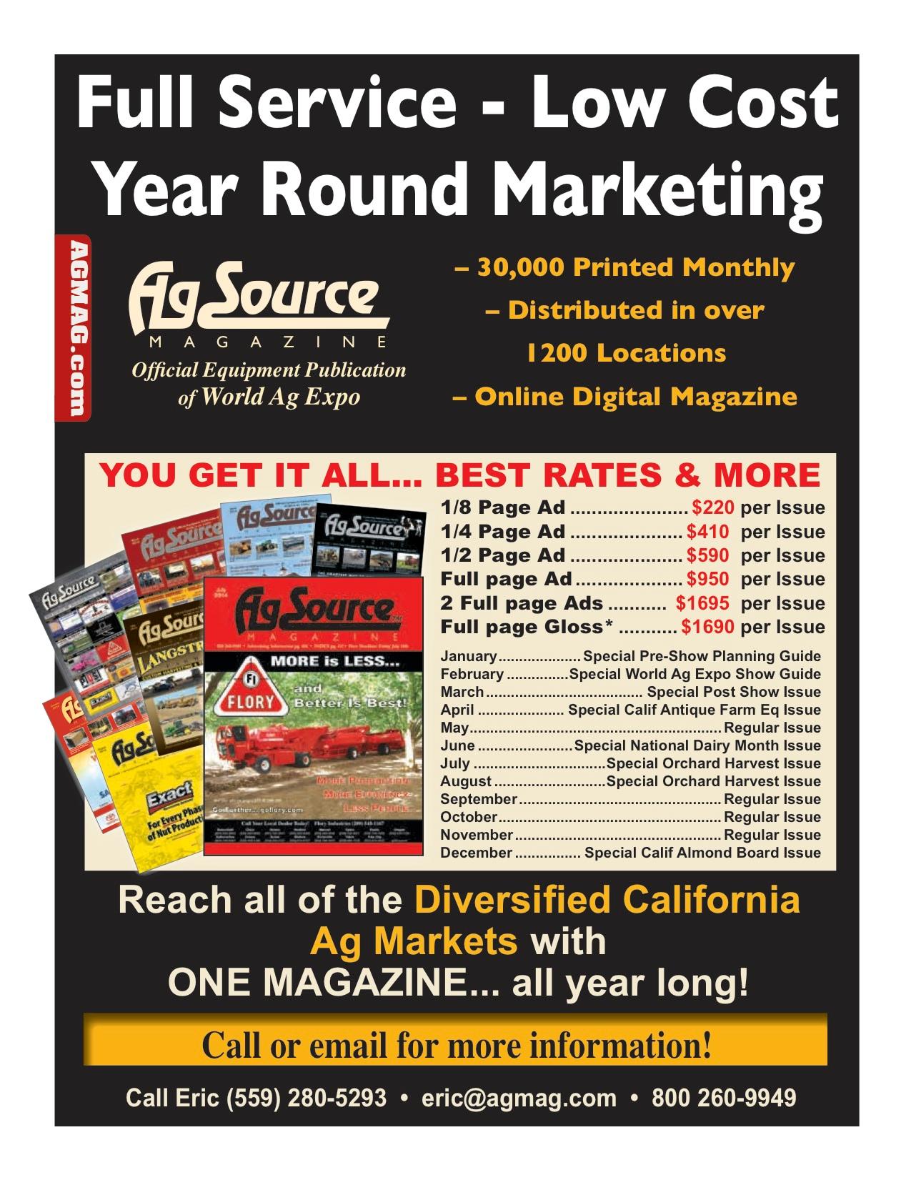 ag source magazine locations in lemoore ca