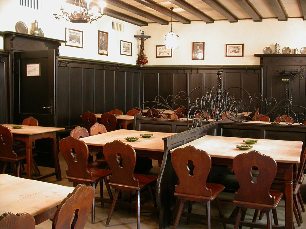Schlenkerla, die historische Rauchbierbrauerei, Dominikanerstraße 6 in Bamberg