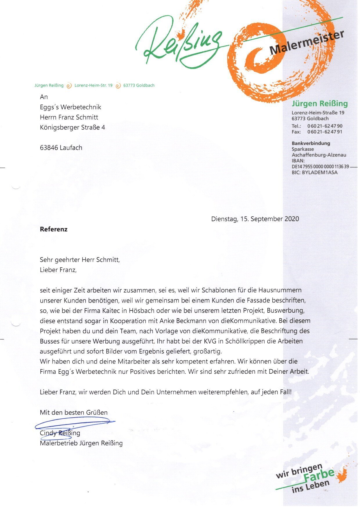 eggs Werbetechnik Franz Schmitt e.K., Königsberger Straße 4 in Laufach