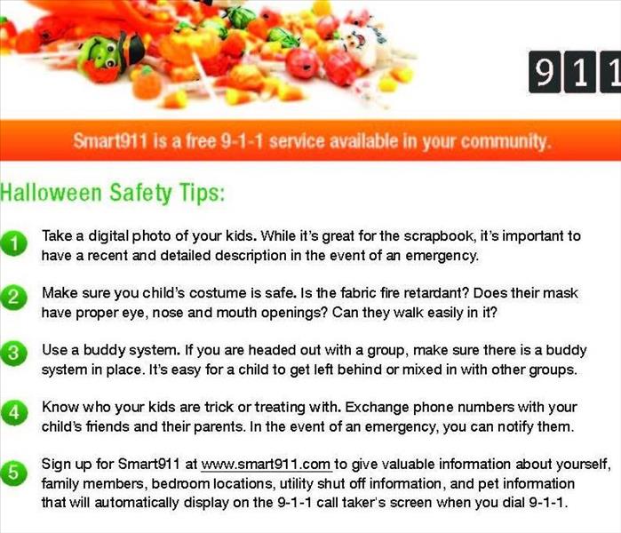 Halloween Safety SERVPRO of Hicksville / Plainview Hicksville (516)733-1800