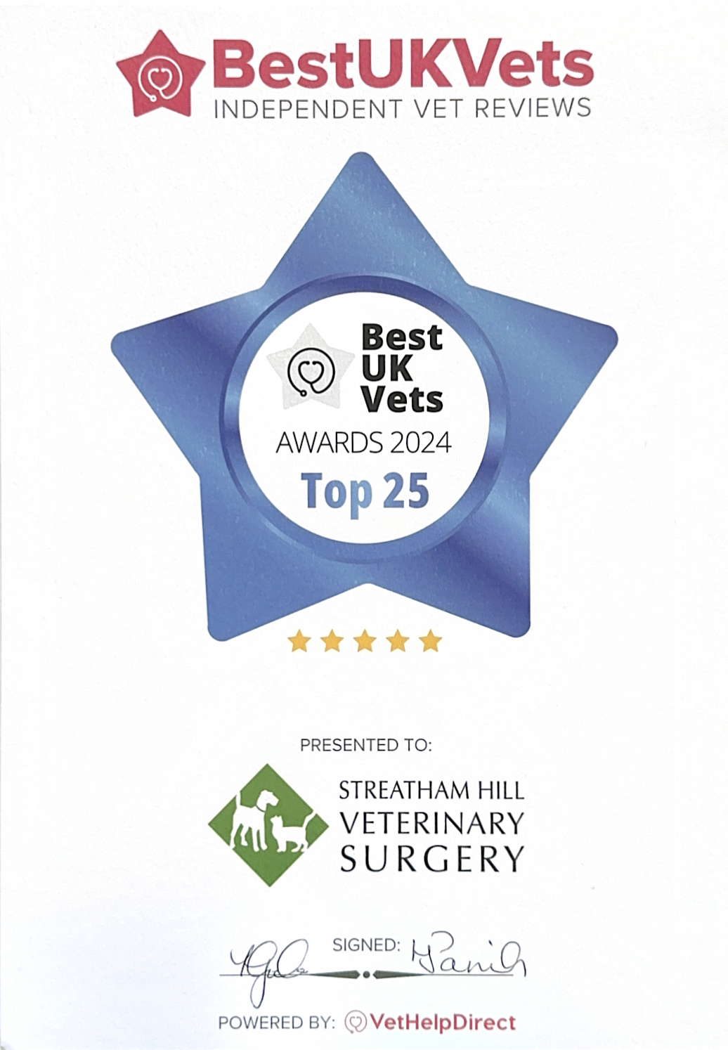 Images Streatham Hill Veterinary Surgery